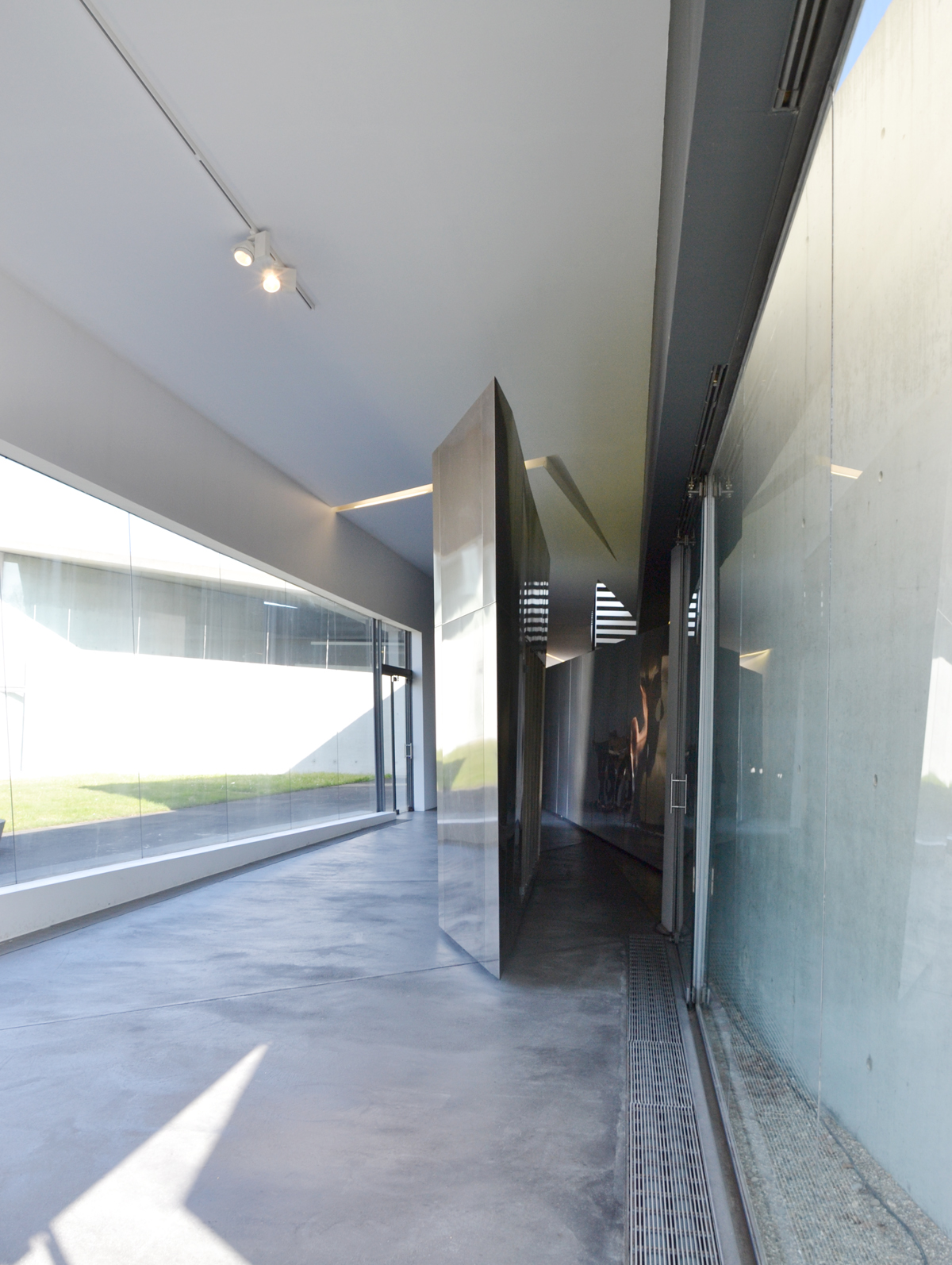 Zaha Hadid architecture Fire Station at Vitra Campus. The interior