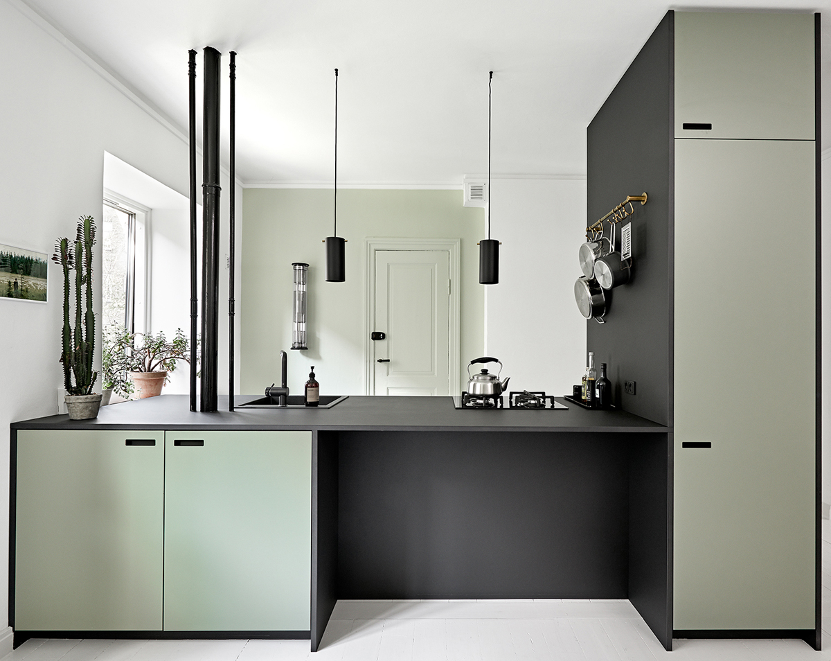 Cè un nuovo colore di moda in cucina: il verde | Cucine 