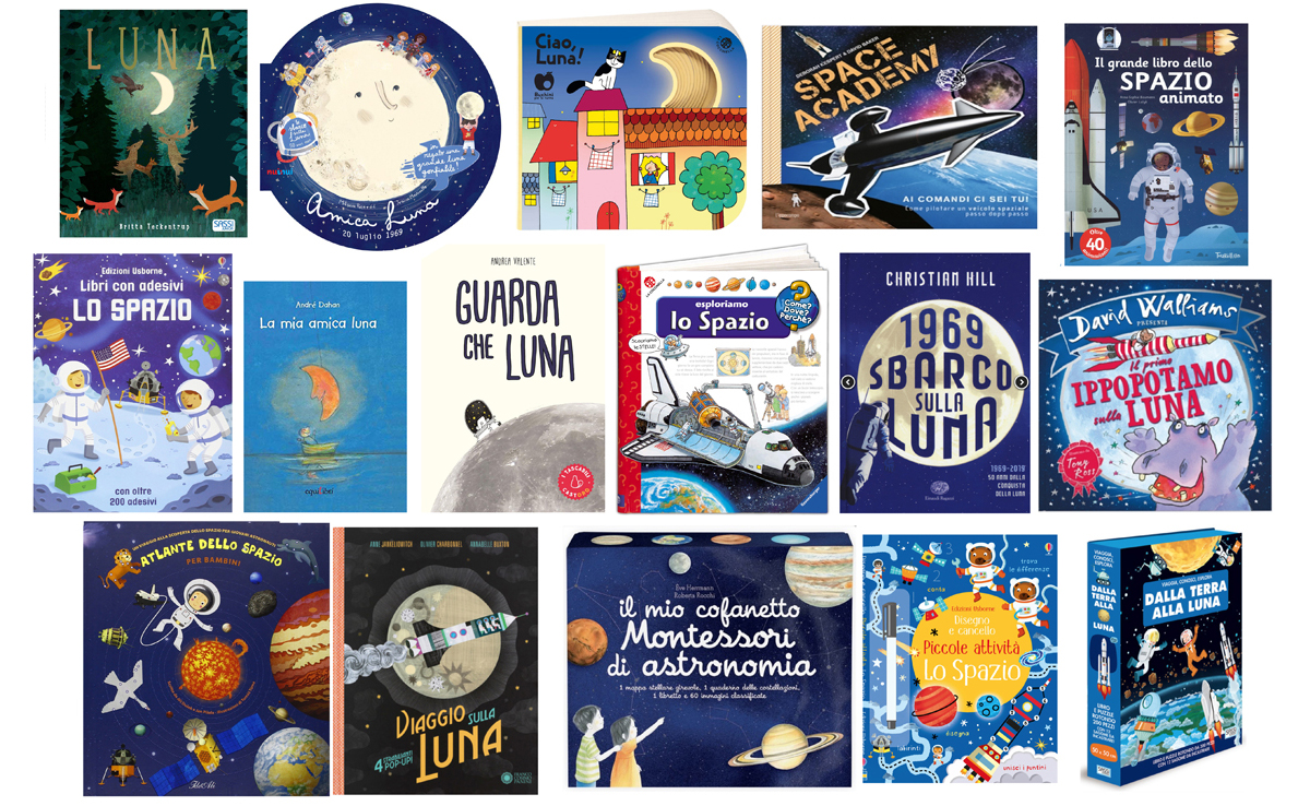 21 libri per bambini dedicati alla luna e allo spazio